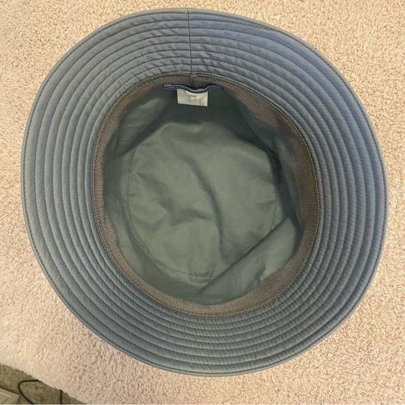 $695 EUC Prada Re-Nylon Bucket Hat Cornflower Blue Size M - Picture 8 of 14